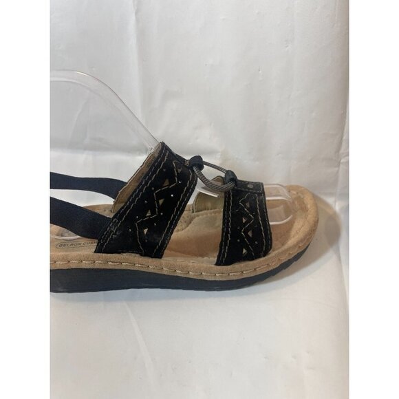 EASY Spirit Sandles Size 6 Women's WMES29ER077 Black - Picture 9 of 14